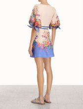 Load image into Gallery viewer, Tropicana Tie Sleeve Mini Dress
