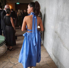 Load image into Gallery viewer, Luminous Halter Gown
