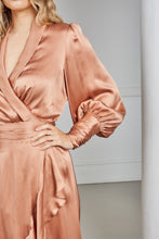 Load image into Gallery viewer, Silk Wrap Midi Dress
