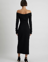 Load image into Gallery viewer, Minerva Black Long Sleeve Dress
