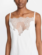 Load image into Gallery viewer, Chantilly Mesh White Slip Dress
